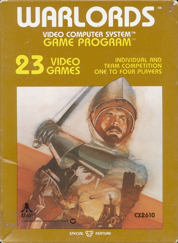 Warlords box art for Atari 2600